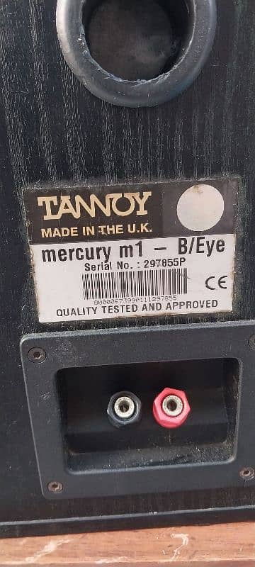 TANNOY MERCURY M1 LIKE JBL BOSE KLIPSCH DENON MARANTZ ONKYO KEF INTEG 7