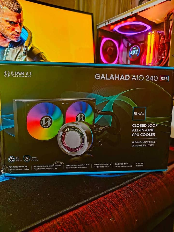 Lian Li Galahad AIO 240 RGB New packed cpu liquid cooler lga 1700 0