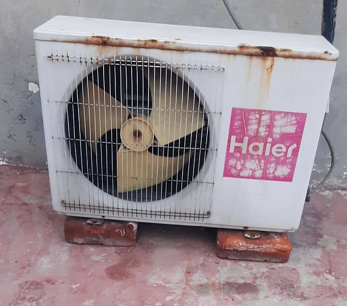 haier AC 1 ton condition 10/10 1