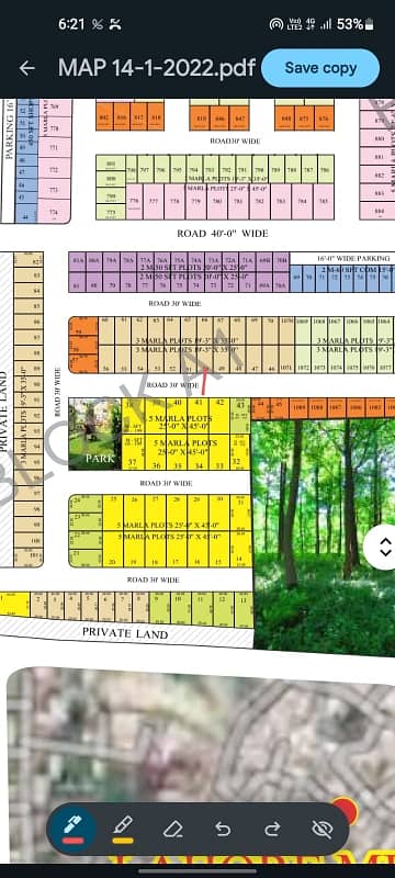 5 Marla Plot A One Block For SALE 0