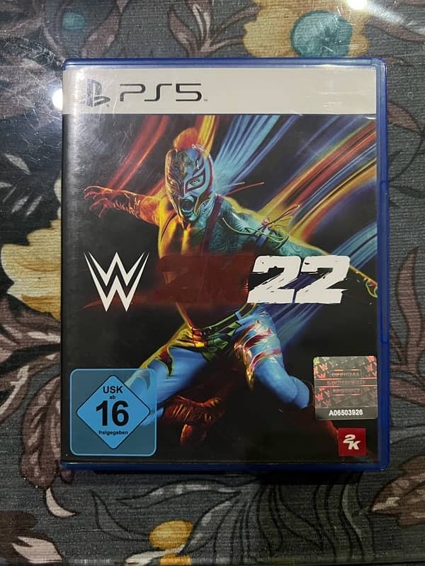 PS5 Discs : Fifa 22 & WWE 2K22 4