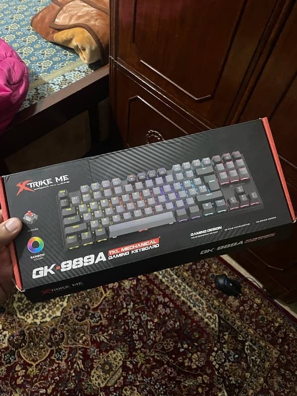 RGB Gaming Mechanical Keyboard Xtrike me GK989A USB Type C 2