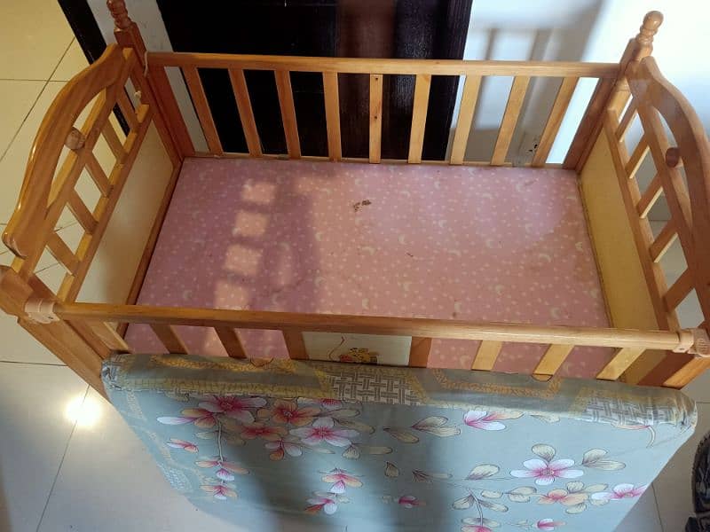 Wooden Baby Cot 2