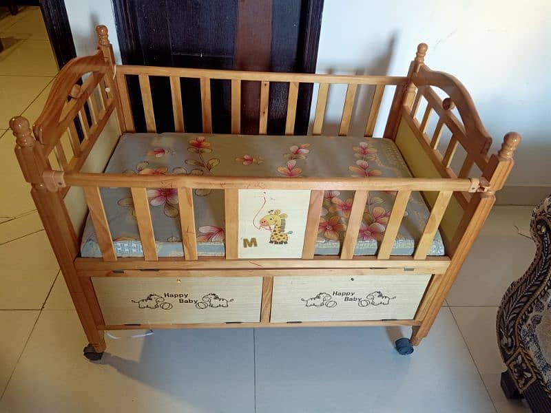 Wooden Baby Cot 3