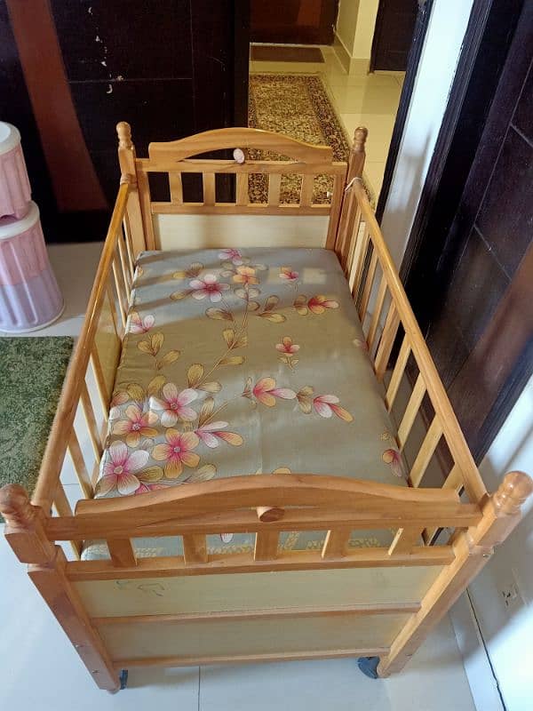 Wooden Baby Cot 4