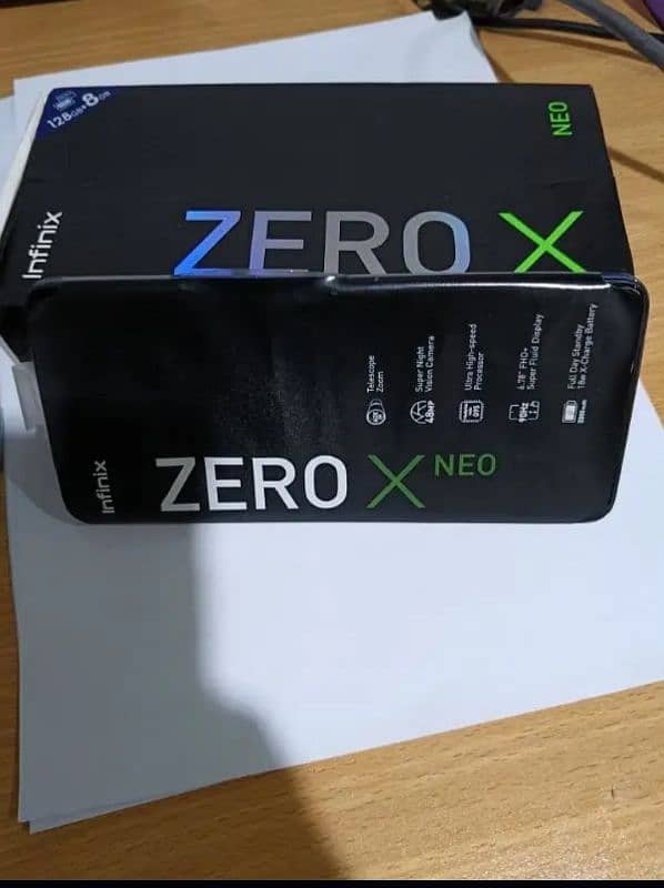 infinix zero x neo 8/128GB with box 2