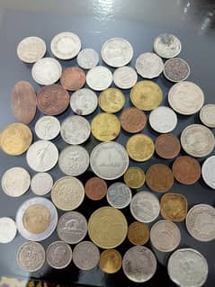 Coins old rare unique antique of different countries