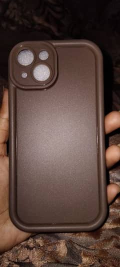 khaki phone case of iPhone 14 with card slot