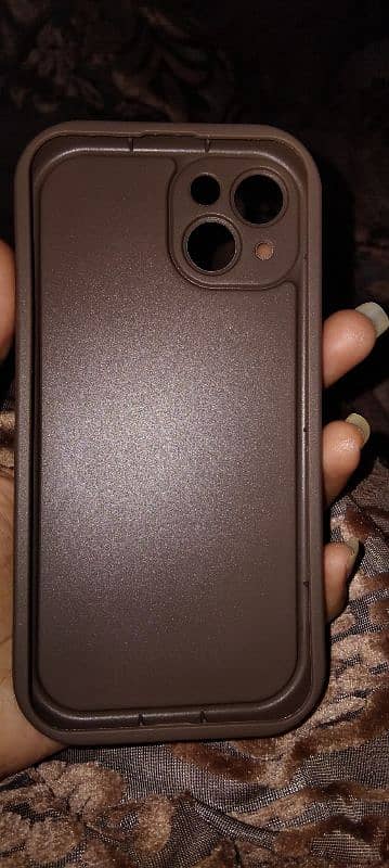 khaki phone case of iPhone 14 with card slot 1