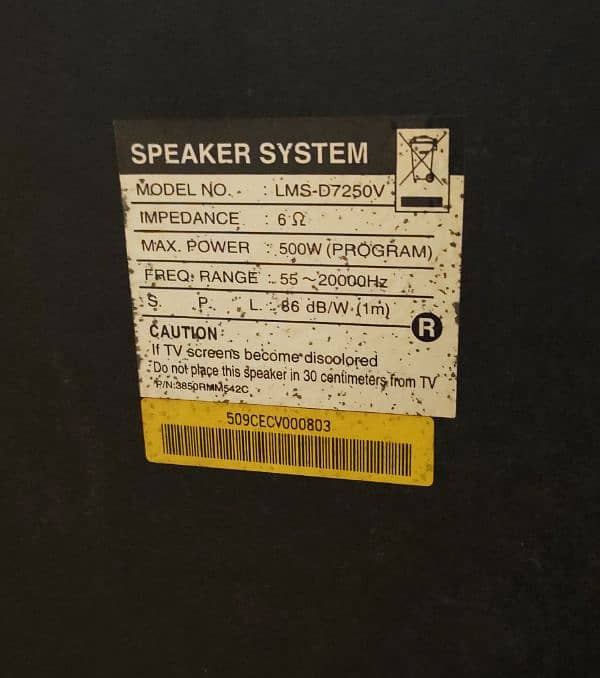 LG Speaker Woofer Mid-range tweeter subwoofer ( onkyo denon sony jbl ) 4