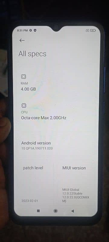 Redmi 9A 4/64 PTA approve 13500 2