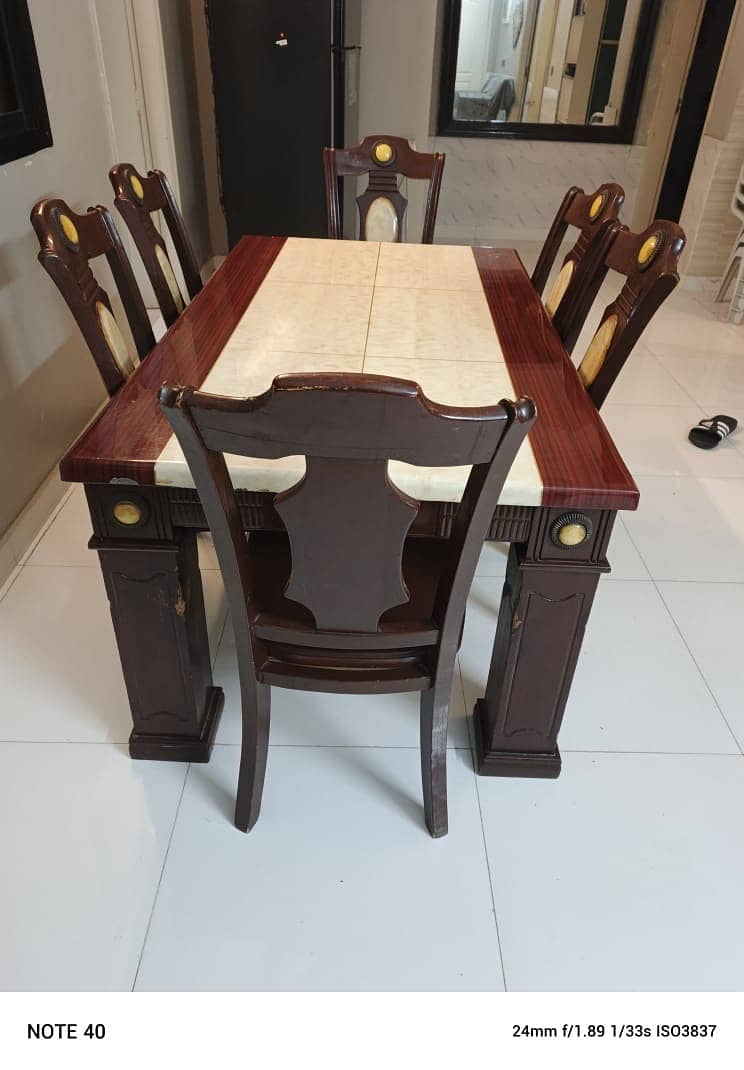 Original Marble Dining table-6 seater 2