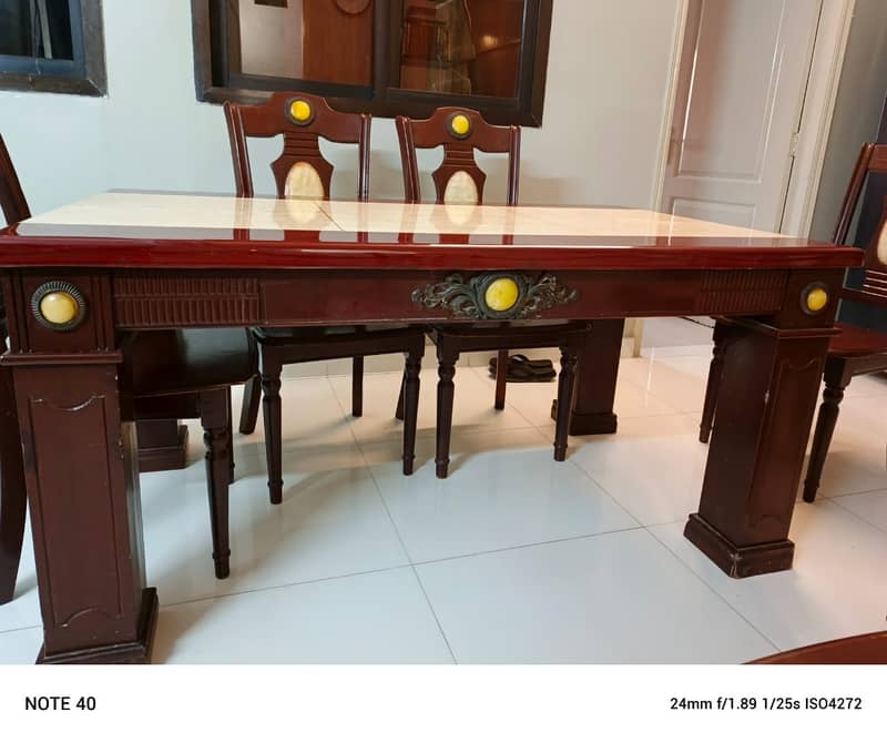 Original Marble Dining table-6 seater 4