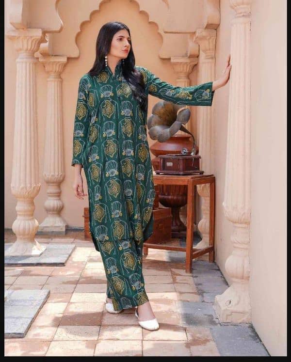 Arabic lawn stiched dress 0