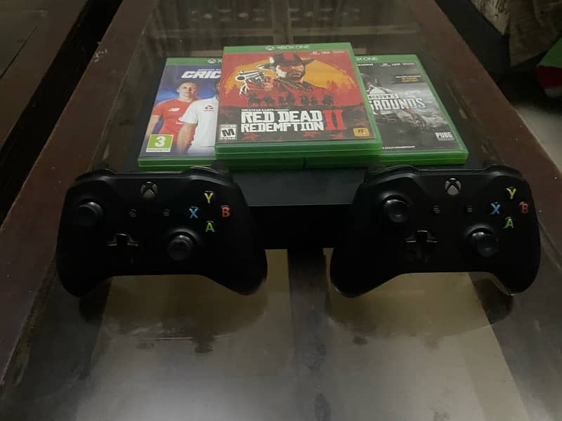 Xbox one x with box 2