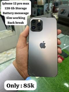 iphone 12 pro max just bettry message