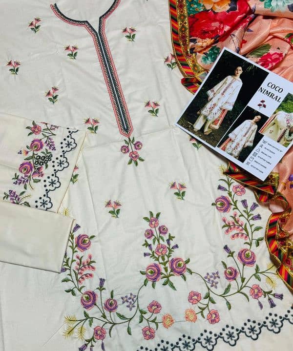 lawn embroidery suit 1