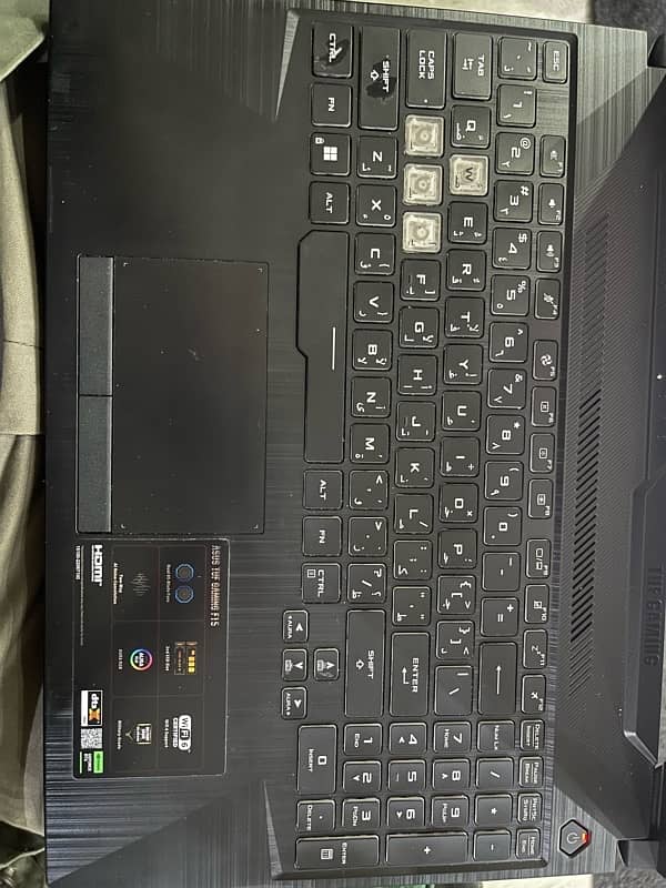 Asus Fx506h just like brand new never used for anything just turned it 6