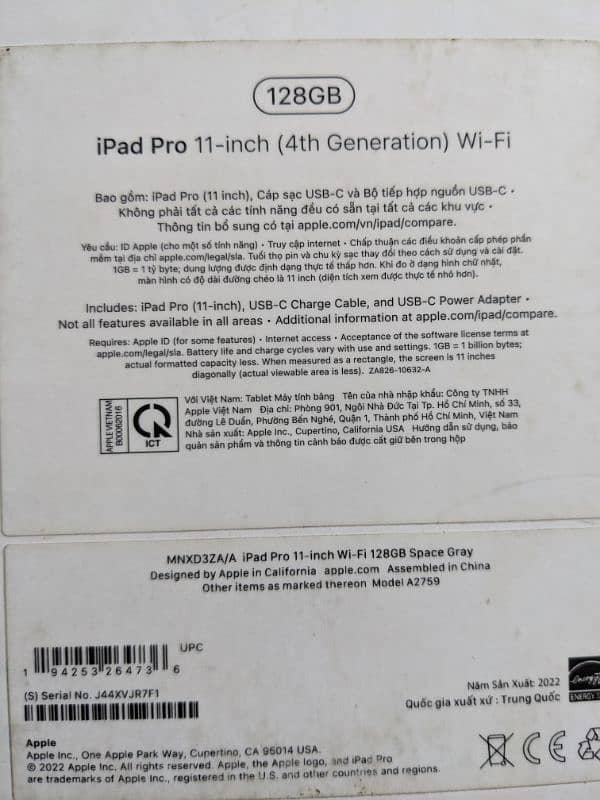 iPad pro 11 inch 4th generation M2 chip 2