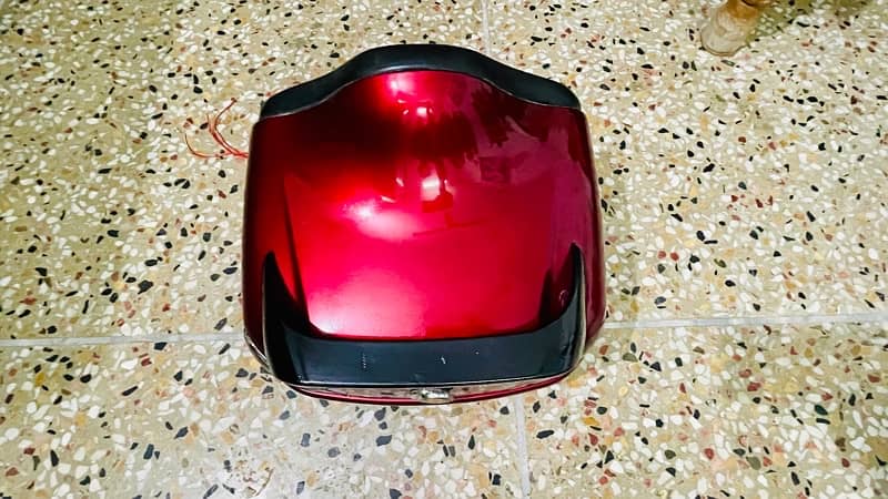 Europe Motorcycle rear box with LED light 1