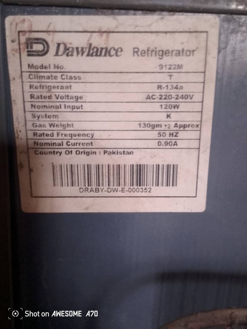 dawlance refrigerator 2 doors 6