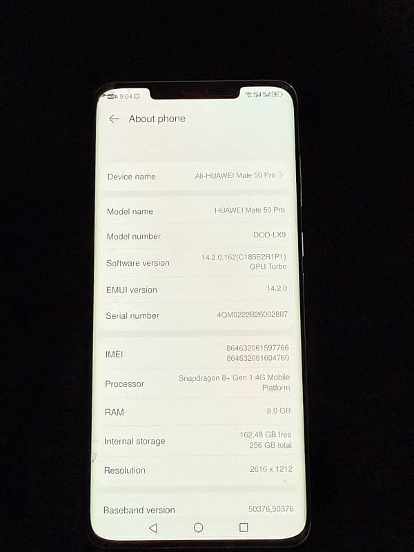 Huawei Mate 50 Pro 8