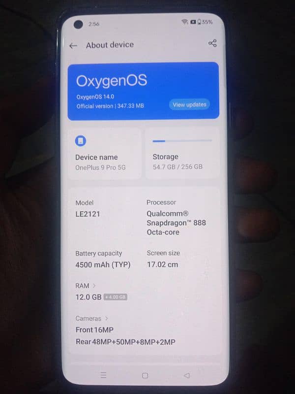 OnePlus 9pro 12+12/256 (PTA+Android 14 update) 4