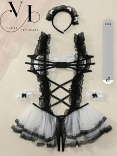 Maid Cosplay costume Large size delivery available