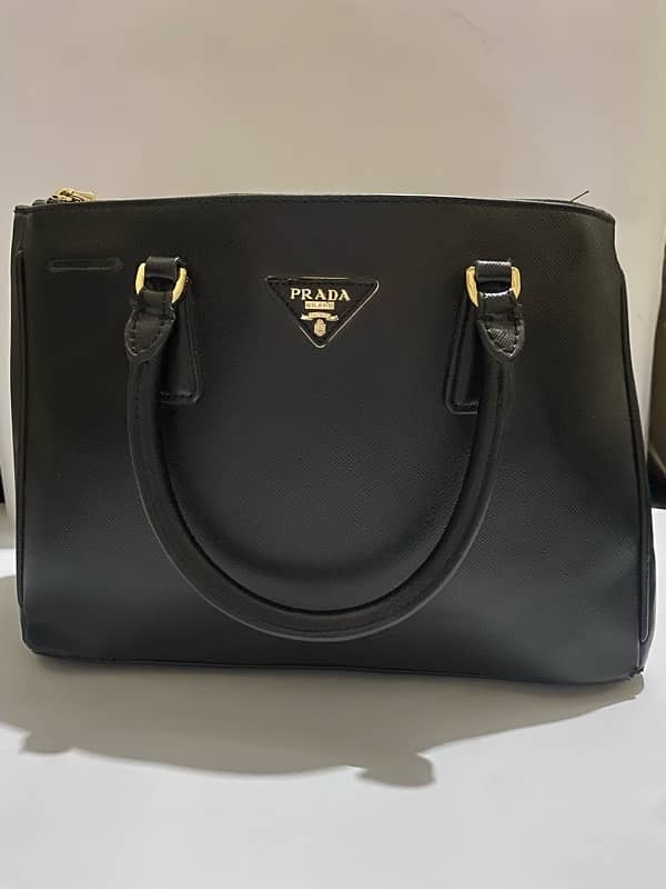 Prada Saffino Lux Black RARE 0