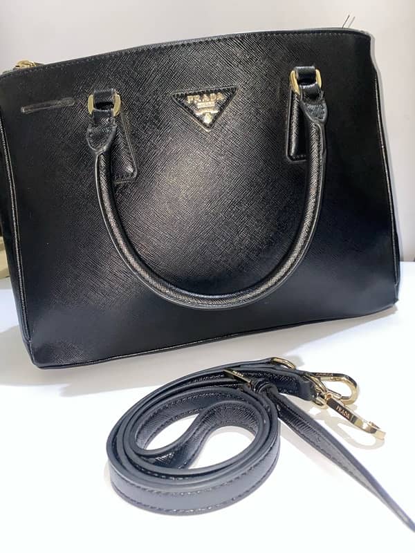 Prada Saffino Lux Black RARE 2