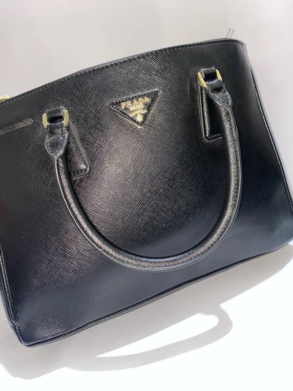 Prada Saffino Lux Black RARE 3