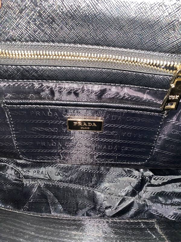 Prada Saffino Lux Black RARE 5