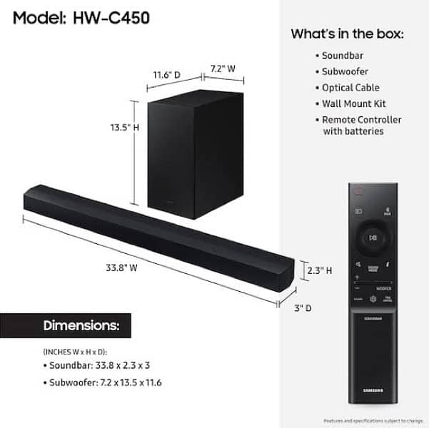 Samsung soundbar New 4