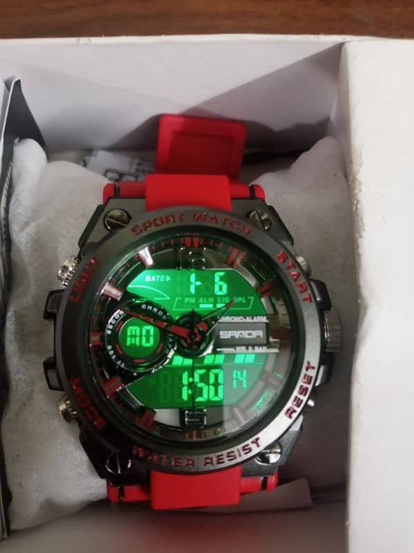 Sanda Military Digital And Analog Function Watch 0