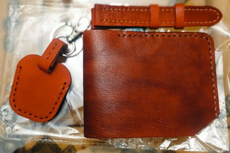 Handmade leather wallets for sale 4