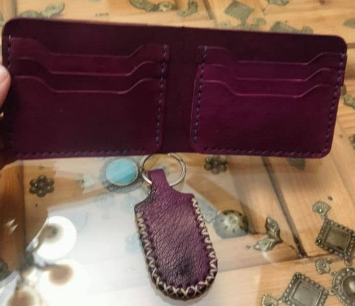 Handmade leather wallets for sale 8