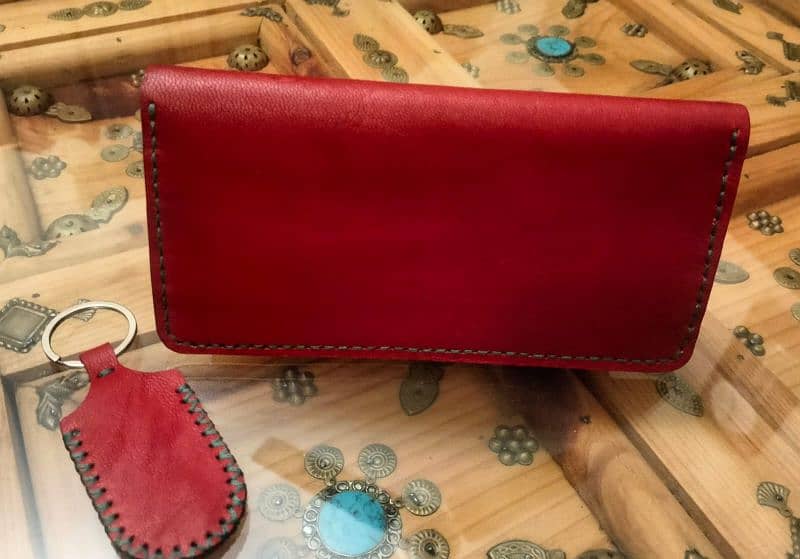 Handmade leather wallets for sale 12