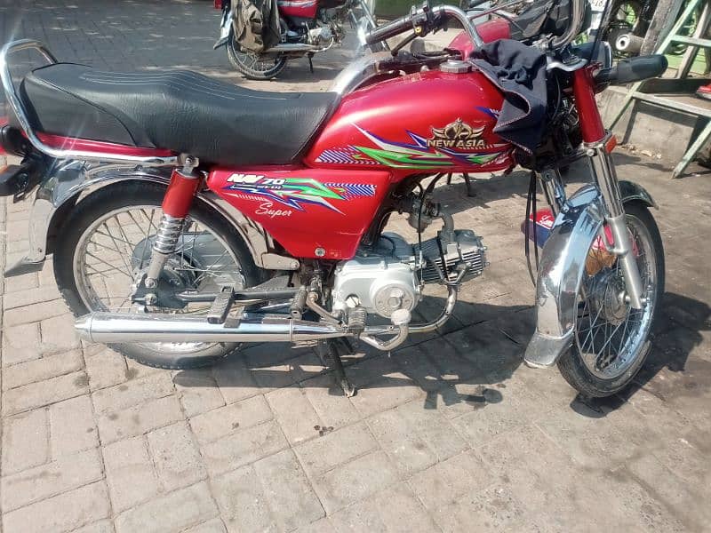 New Asia 70cc 2025 Islamabad 1st owner 1