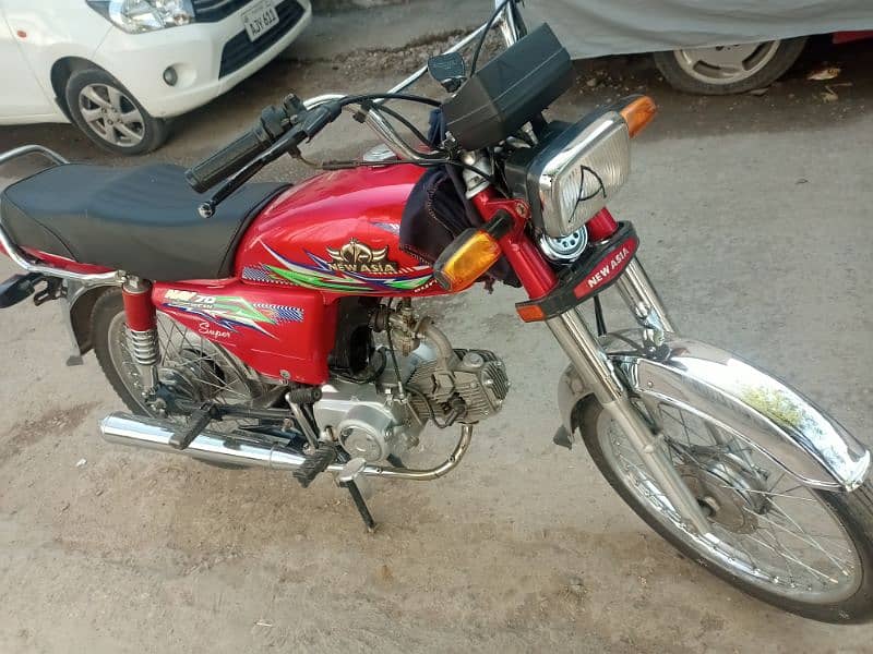 New Asia 70cc 2025 Islamabad 1st owner 2