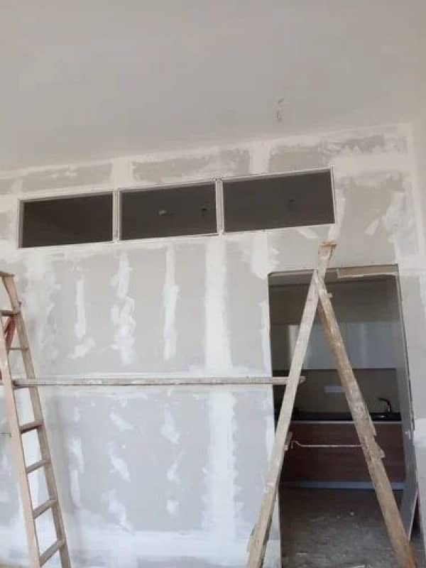 gypsum board cement board partition 7