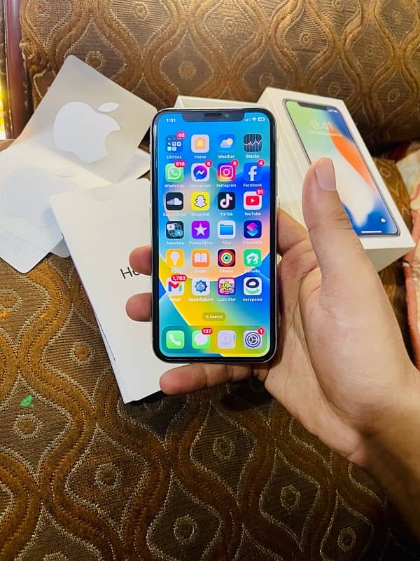 IPhone X 256GB PTA approved 3