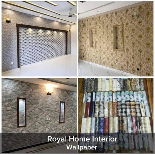 Home, Office Decor/Media Decor Wall's/Flooring/WPC PVC Panel/Wallpaper 9