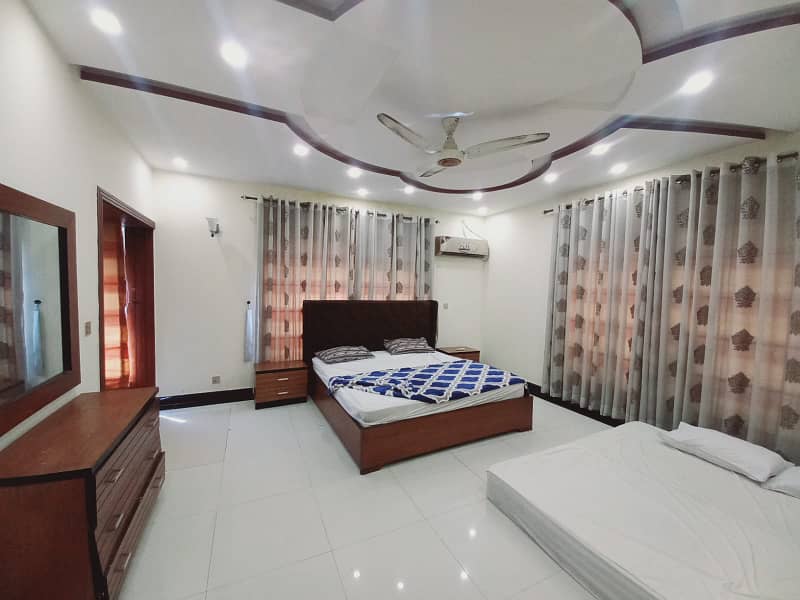 Corner luxury furnished Kanal house available for rent in phase 3 bahria town Rawalpindi. 22