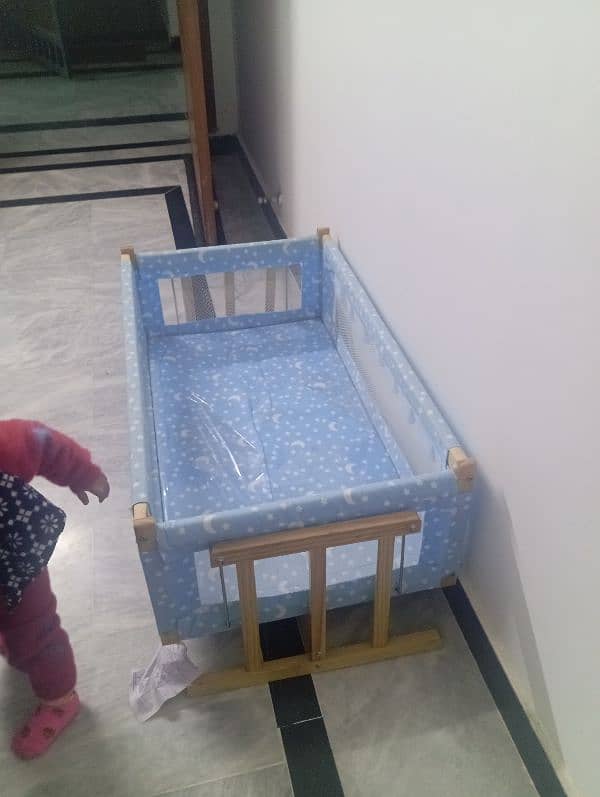 baby wooden cot 1