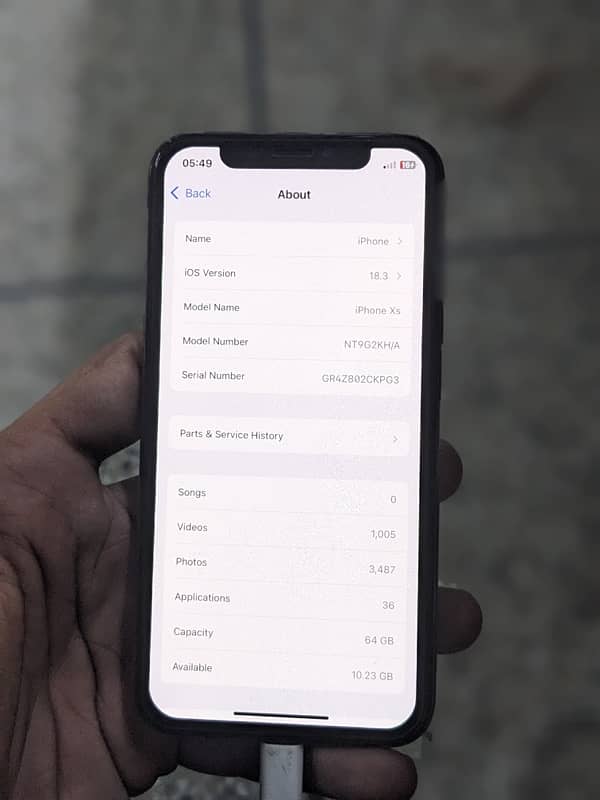 iPhone xs pta approved 64gb exchange possible with fu only 2