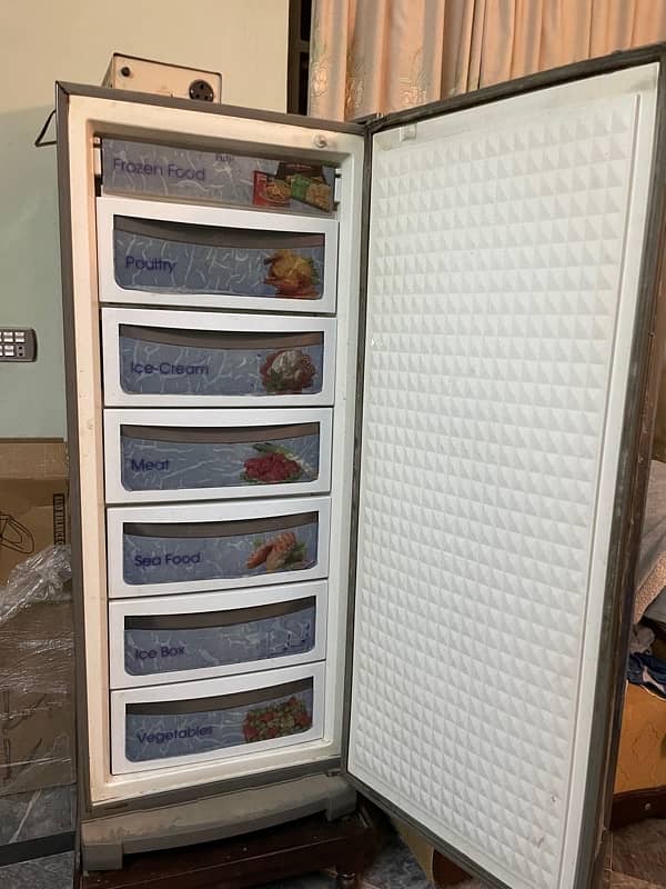 Dawlance Vertical Freezer with drawers for sale 1