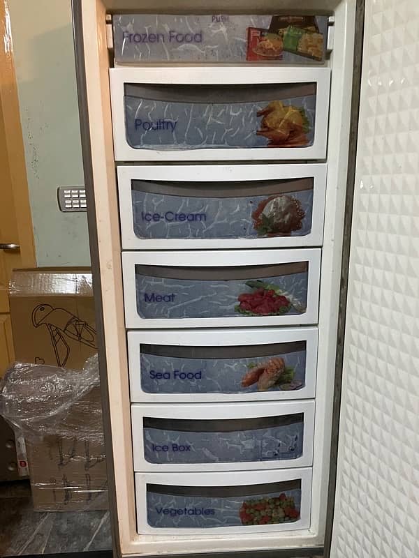 Dawlance Vertical Freezer with drawers for sale 2