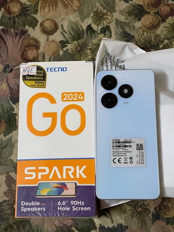 Tecno Spark Go 2025 Just 3 Weeks used All Ok 10 By 10 Condition 0