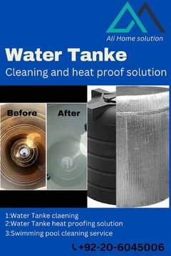 water tank cleaning and heat proof solution