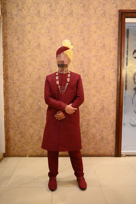 barat sherwani/ groom sherwani 1